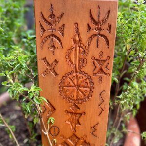 Berber Hand Carved Wooden Symbol Wall Art Decor