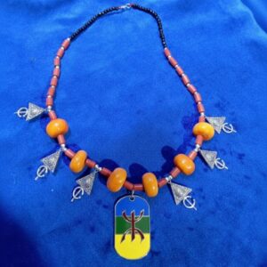 Handmade Amazigh Berber Tifinagh Yaz Symbol Lightweight Ethnic Necklace
