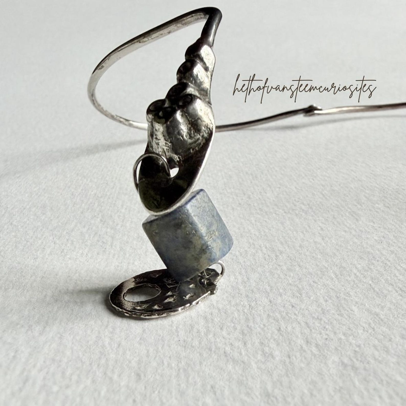 Amazigh Authentic Silver Necklace • South Tunesia 1945-1960 • Snake Heads