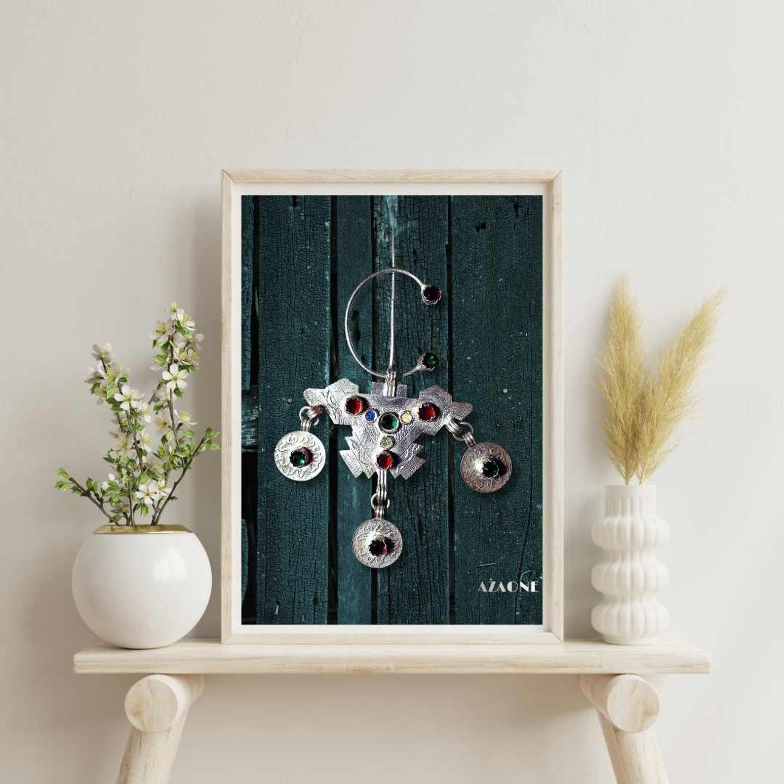 Amazigh Jewelry Fine Art Photography Printable Rustic Print Wall Art