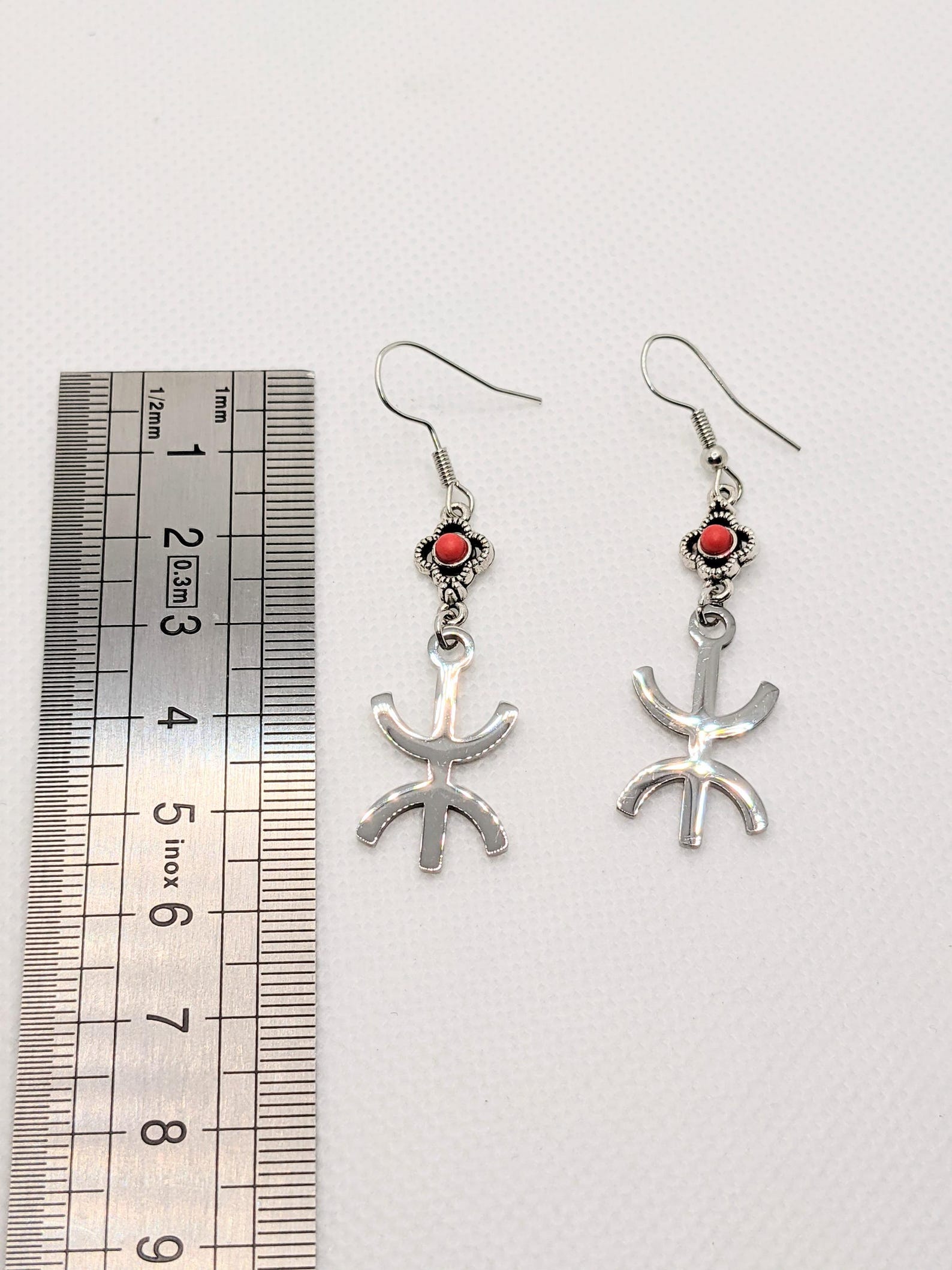 Amazigh Boucles d'oreilles YAZ tifinagh d oreilles Adaptation