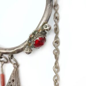 Berber Antique silver ear and head jewelry 'kharb' Atlas mountains jewelry Necklace