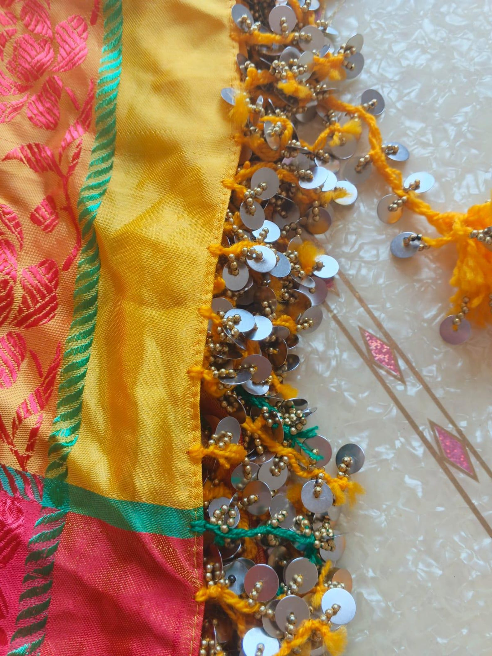 Berber Handmade Silk Belt Traditional Headpiece Multi-Use Headband