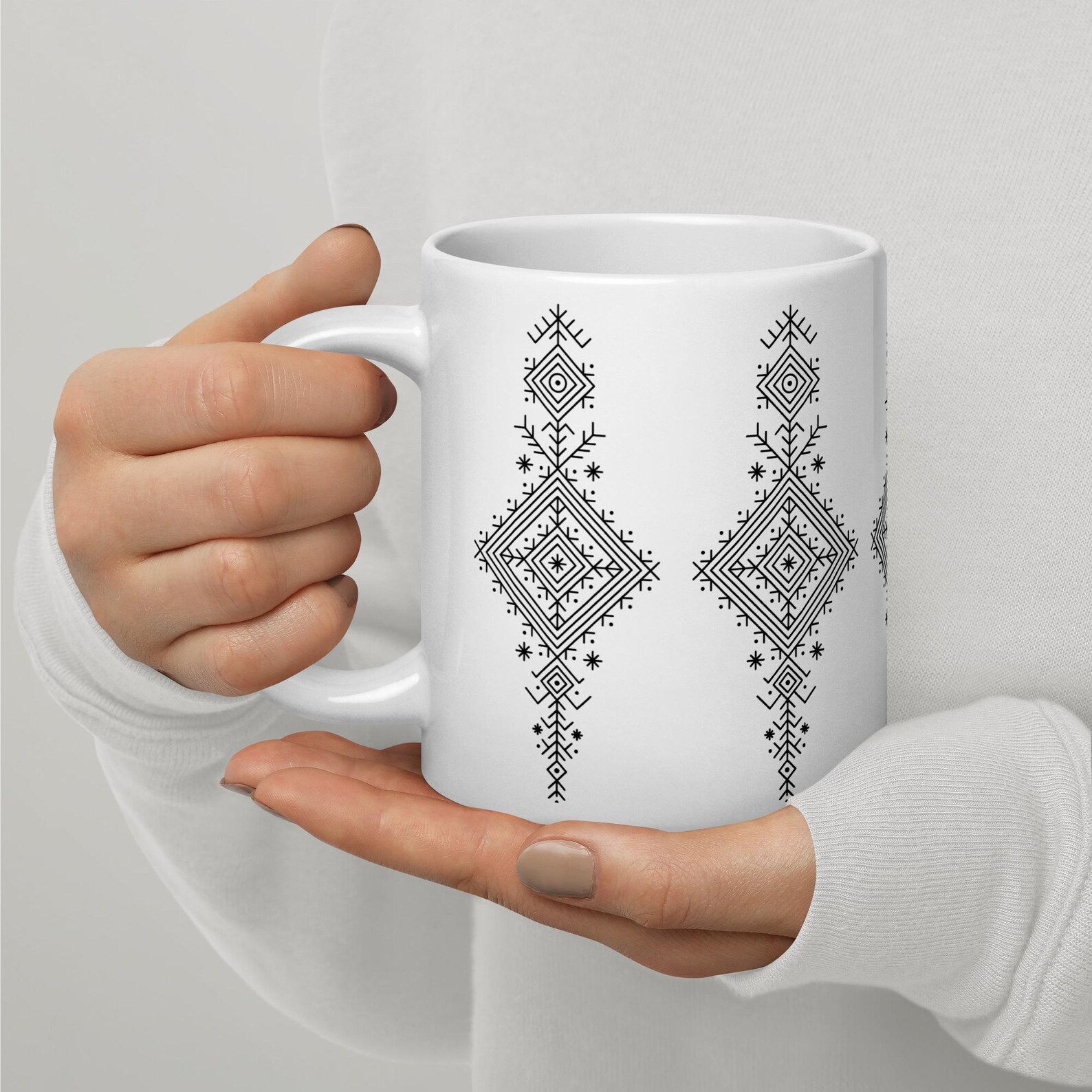 Berber Symbol Mug White Kitchen Dining Drinkware for and Use