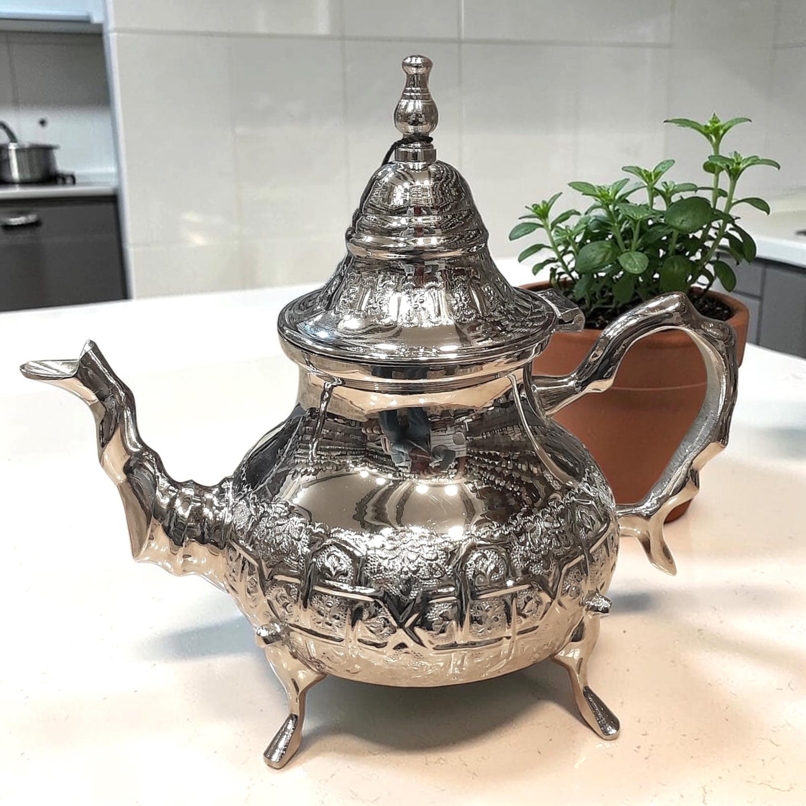 Amazigh Handmade Teapot 850ml 7oz Traditional Tea Mug