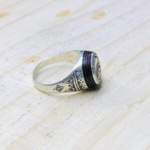 Amazigh Handmade Solid Silver Touareg Engraved Tribal Ring