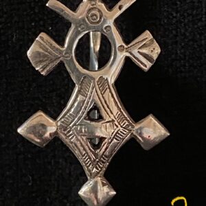 Amazigh Tuareg High Grade Silver Signed Niger Cross Bookmark