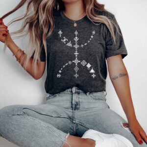 Amazigh Tshirt. Tshirt Dress for Everyday Personal Clothing Styling