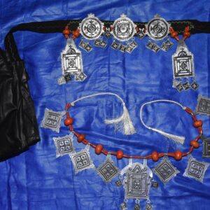 Berber dress with headband and Ethnic Head necklace