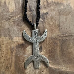 Berber Yaz Symbol Handmade Metal Stone Kette Necklace