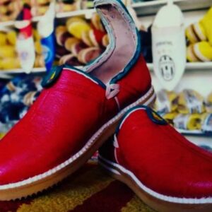 Amazigh Handmade Leather EU 36-44 White Black slippers