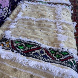 Amazigh Handira Handwoven Wool and Cotton Wall Art