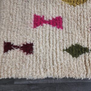 Berber Handmade Wool Colorful Geometric Boho Area Rug