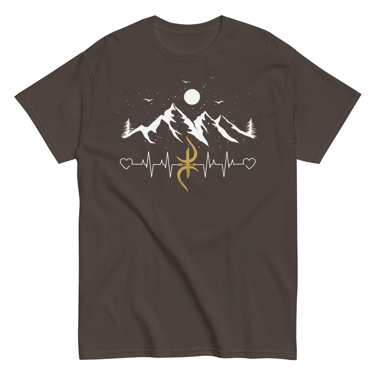Berber Kabyle Tifinagh Amazigh Yaz Symbol Cultural Flag T-Shirt