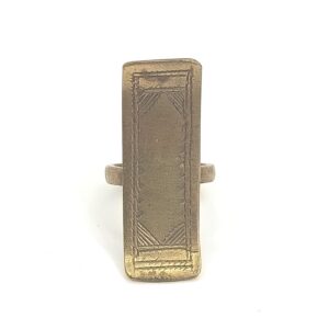 Berber Handmade Brass Tribal Statement Adjustable Boho Ring