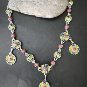 Traditional Handmade Kabyle Amazigh Berber Stainless Steel Charm Necklace