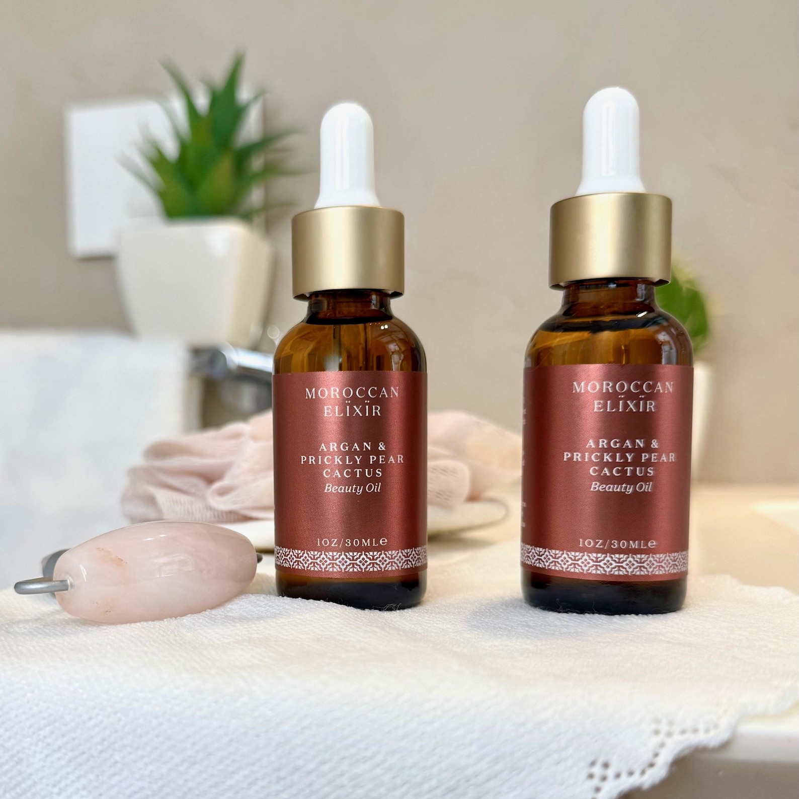 Amazigh Argan Prickly Pear Seed Beauty Oil for Everyday Heritage Style Use