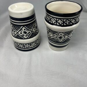 Berber serving table set water juice black Tagine