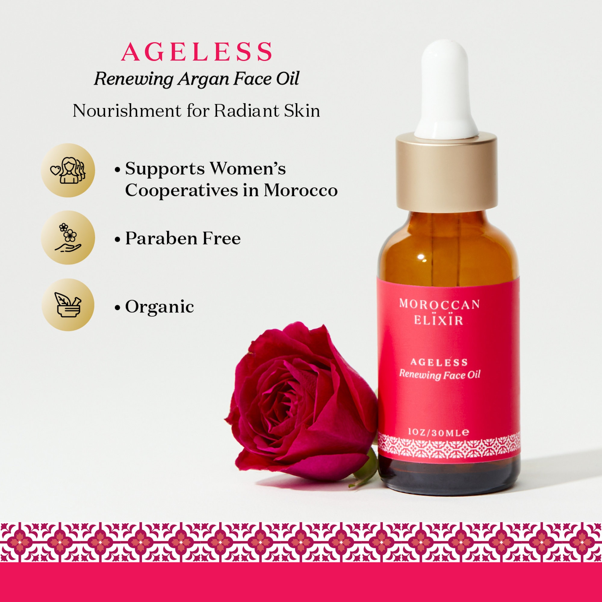 Berber AGELESS Renewing Argan Face Serum Eye Oil