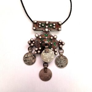 Amazigh Rare Vintage Tribal Silver Cross Pendant croix