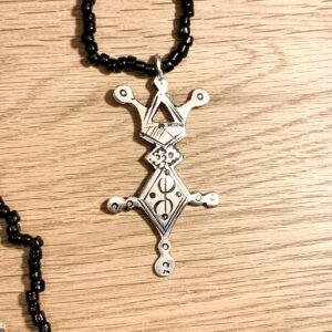 Amazigh Tuareg Symbol Metal Necklace for Everyday Jewelry