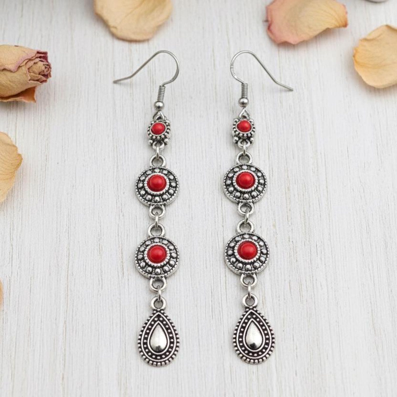 Amazigh Boucles d oreilles berbère femme ethnique- Earrings