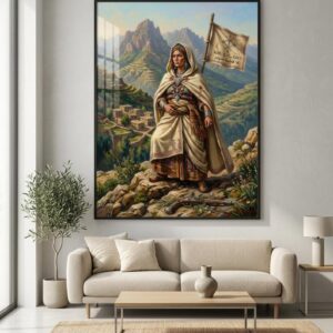 Lalla Fatma N'Soumer Amazigh Kabyle Berber Woman Portrait Wall Art