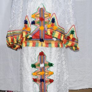 Berber ROBE Caftan CHELHA Clothing Headdress Silver Kaftan