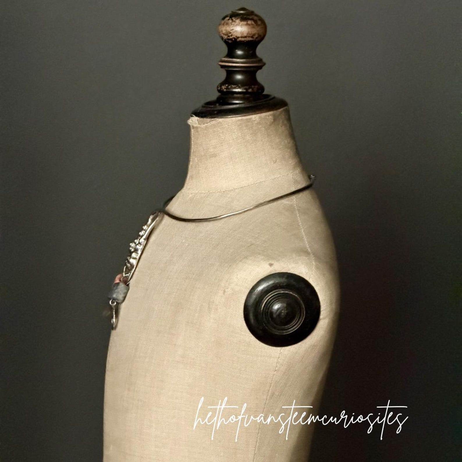 Amazigh Authentic Silver Necklace • South Tunesia 1945-1960 • Snake Heads