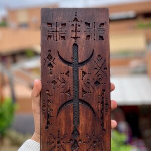 Berber Hand Carved Wooden Symbol Wall Art Decor