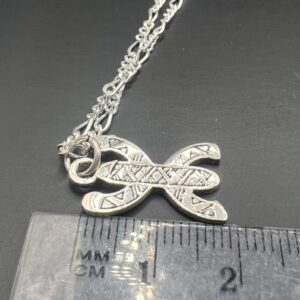 Berber Handmade Sterling Silver Yaz Pendant Necklace Jewelry