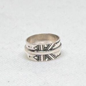 Berber Handmade Sterling Silver Tuareg Tribal Ring Jewelry