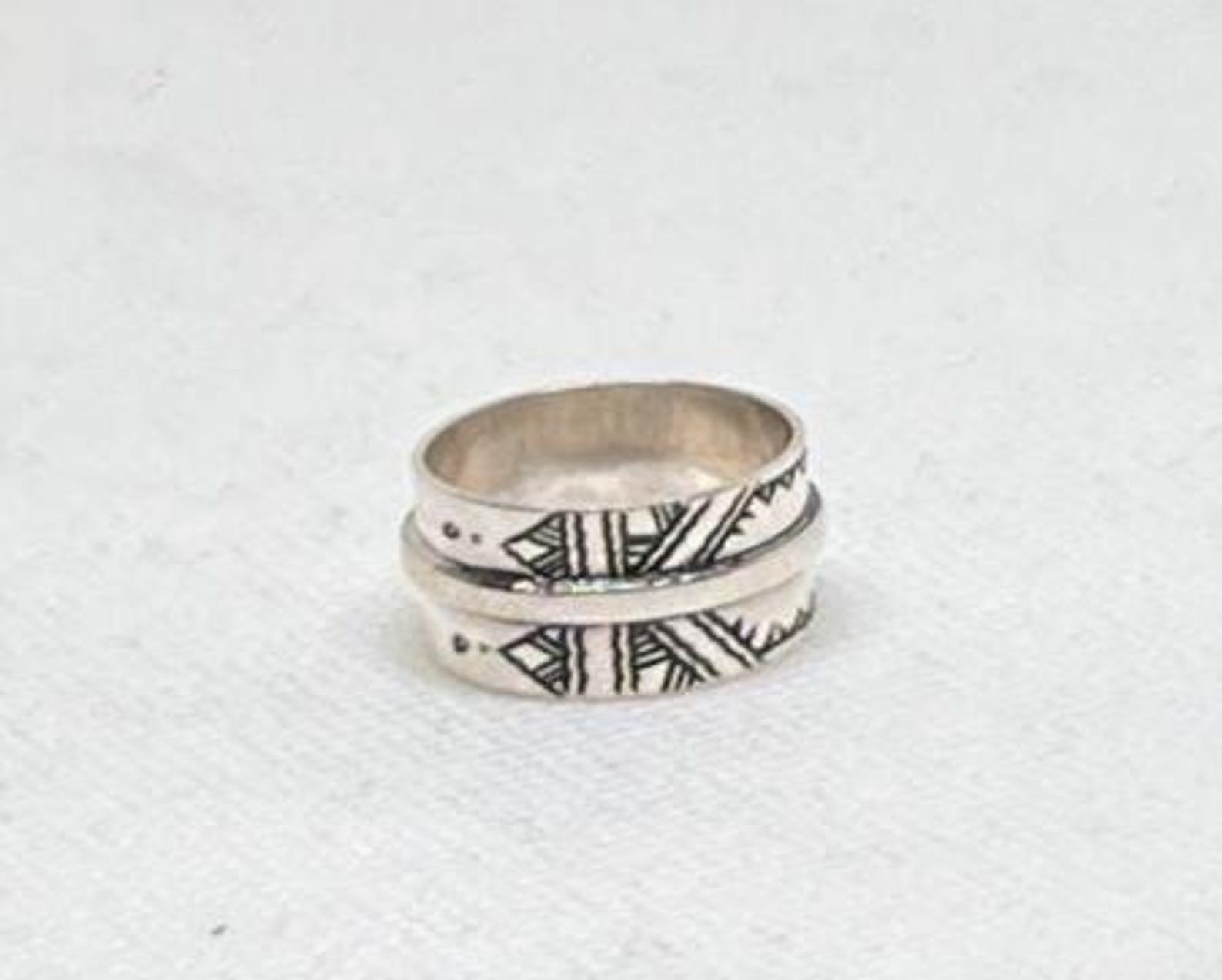 Berber Handmade Sterling Silver Tuareg Tribal Ring Jewelry