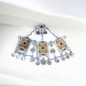 Berber Headpiece Handmade Traditional Jewelry Silver Tone Headband