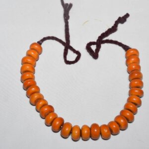 Old Berber Amazigh Loban Ambar Resin Tribal Statement Necklace