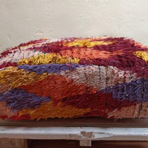 Amazigh Handmade hand Pouf Cover for Home Decor