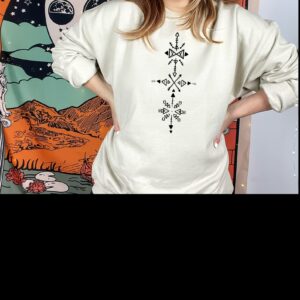 Berber Kabyle Dress with Kabylia Tattoo Artwork Design
