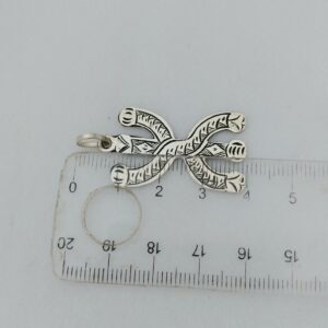 Berber Symbol Pendant African YAZ Charm Necklace Silver