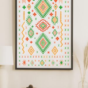 Amazigh Yaz Freedom Symbol High-Resolution Printable Digital Wall Art
