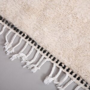 Berber Custom Wool Geometric Neutral Living Room Rug
