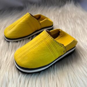 Berber Adouko Idoukan Handmade Leather Slippers for Men