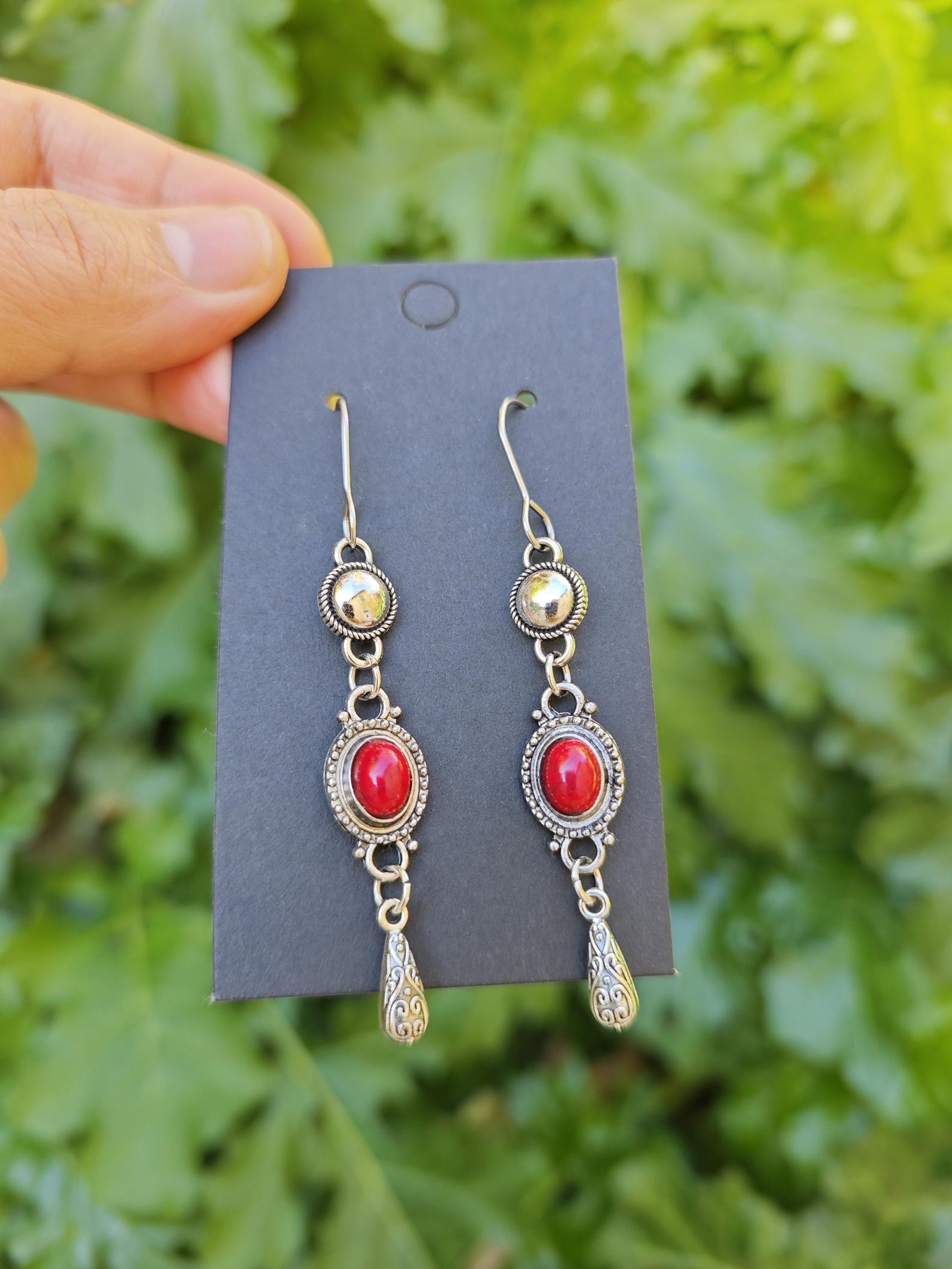 Amazigh Magnifiques boucles d oreilles kabyles métal Earrings