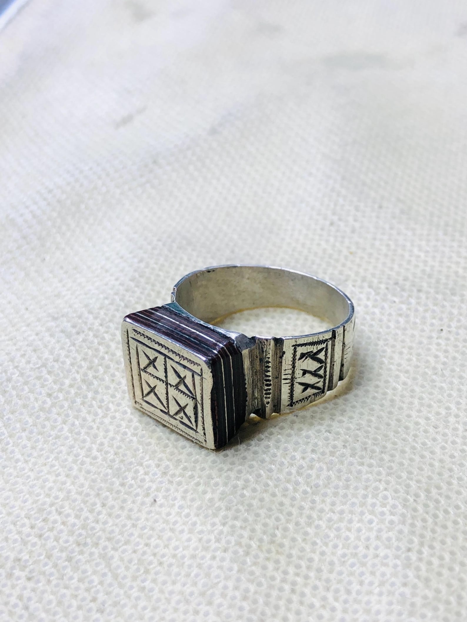 Amazigh Bague en argent Tribal Touareg Berbère Ring