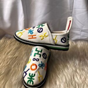 Amazigh Authentic Idoukan Slippers Handmade Leather Babouche Shoes