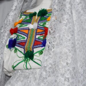 Berber ROBE Caftan CHELHA Clothing Headdress Silver Kaftan