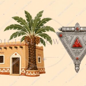 💾 Berber Clipart Bundle Geometric for Everyday Heritage Style Use