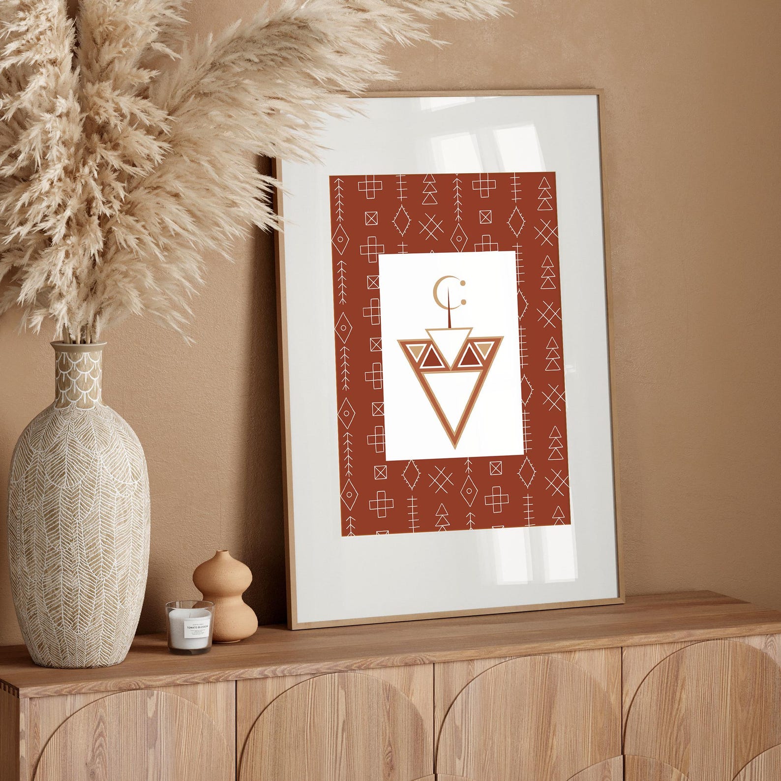 Amazigh Tazerzite Wall Art for Everyday Heritage Style