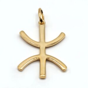 Amazigh Imported Item - Gold Gold-Plated 9 Carats Distinctive Style