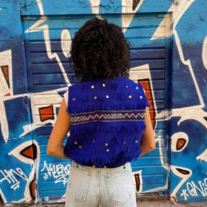 Amazigh Gilet berbère fait main Festival outfit Vest