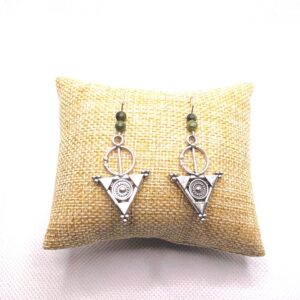 Amazigh Boucles d oreilles femme berbère Tizerzit Earrings